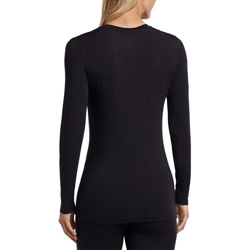 Cuddl Duds Women's Soft Stretch Long Sleeve Crew Neck Top
