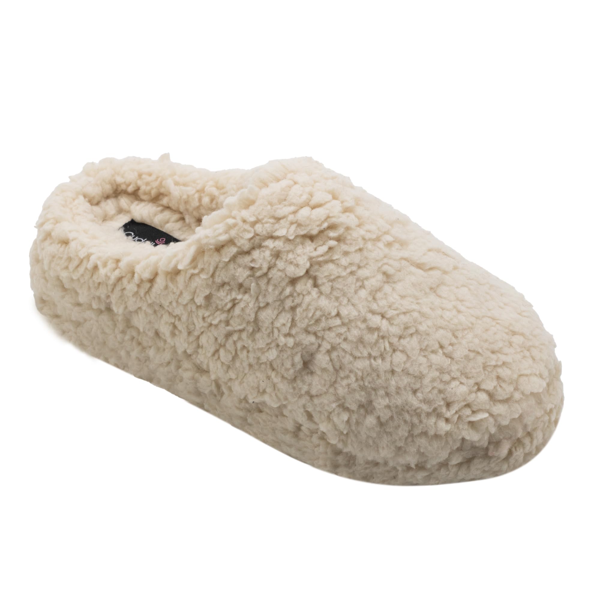 Cuddl Duds Women's Cozy Memory Foam Faux Shearling Lining Slipper Shoes
